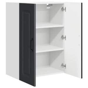 Dishwasher Panel Kalmar Black 60 x 31 x 80 cm Engineered Wood