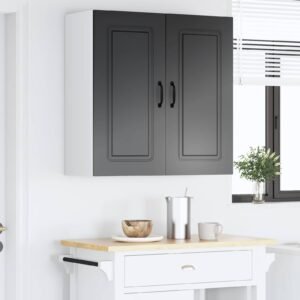 Dishwasher Panel Kalmar Black 80 x 31 x 80 cm Engineered Wood