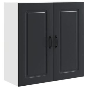 Dishwasher Panel Kalmar Black 80 x 31 x 80 cm Engineered Wood