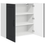 Dishwasher Panel Kalmar Black 80 x 31 x 80 cm Engineered Wood