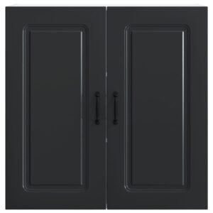 Dishwasher Panel Kalmar Black 80 x 31 x 80 cm Engineered Wood