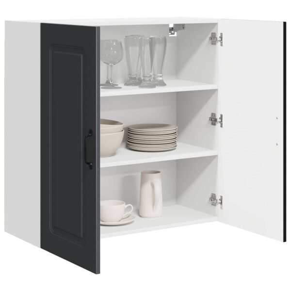 Dishwasher Panel Kalmar Black 80 x 31 x 80 cm Engineered Wood