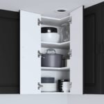 Dishwasher Panel Kalmar Black 57 x 57 x 80 cm Engineered Wood