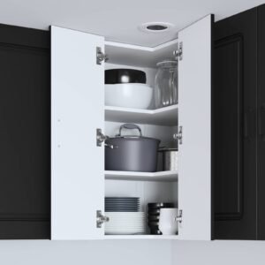 Dishwasher Panel Kalmar Black 57 x 57 x 80 cm Engineered Wood