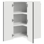 Dishwasher Panel Kalmar Black 57 x 57 x 80 cm Engineered Wood