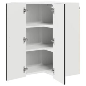 Dishwasher Panel Kalmar Black 57 x 57 x 80 cm Engineered Wood