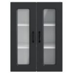 Dishwasher Panel Kalmar Black 60 x 31 x 80 cm Engineered Wood