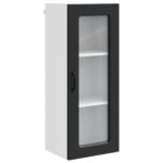 Dishwasher Panel Kalmar Black 40 x 31 x 100 cm Engineered Wood