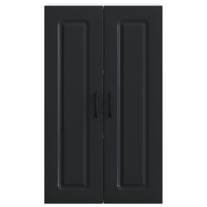 Dishwasher Panel Kalmar Black 60 x 31 x 100 cm Engineered Wood