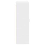 Dishwasher Panel Kalmar White 80 x 31 x 100 cm Engineered Wood
