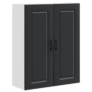 Dishwasher Panel Kalmar Black 80 x 31 x 100 cm Engineered Wood