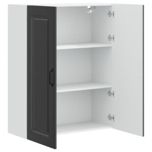 Dishwasher Panel Kalmar Black 80 x 31 x 100 cm Engineered Wood