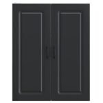 Dishwasher Panel Kalmar Black 80 x 31 x 100 cm Engineered Wood