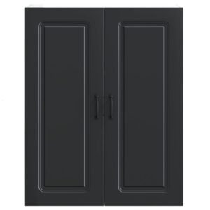 Dishwasher Panel Kalmar Black 80 x 31 x 100 cm Engineered Wood