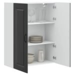 Dishwasher Panel Kalmar Black 80 x 31 x 100 cm Engineered Wood