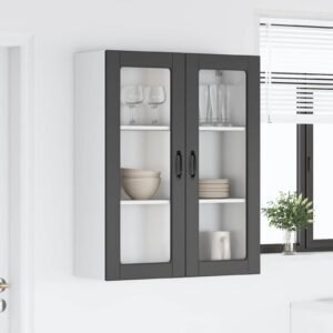 Dishwasher Panel Kalmar Black 80 x 31 x 100 cm Engineered Wood