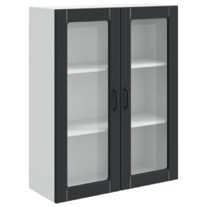 Dishwasher Panel Kalmar Black 80 x 31 x 100 cm Engineered Wood