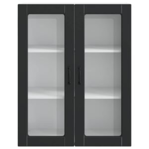 Dishwasher Panel Kalmar Black 80 x 31 x 100 cm Engineered Wood