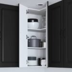 Dishwasher Panel Kalmar Black 57 x 57 x 100 cm Engineered Wood