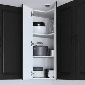 Dishwasher Panel Kalmar Black 57 x 57 x 100 cm Engineered Wood