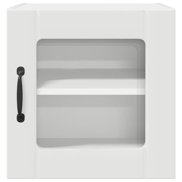 Wall Glass Cabinet LUCCA 2 pcs White 40 x 31 x 40 cm