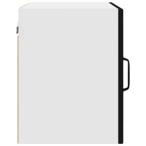 Wall Glass Cabinet LUCCA 2 pcs Black 40 x 31 x 40 cm