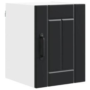 Wall Cabinet LUCCA Black 30 x 31 x 40 cm Engineered Wood