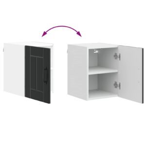 Wall Cabinet LUCCA Black 30 x 31 x 40 cm Engineered Wood