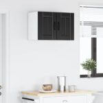 Wall Cabinet LUCCA 2 pcs Black 30 x 31 x 40 cm Engineered Wood