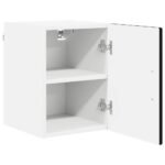 Wall Cabinet LUCCA 2 pcs Black 30 x 31 x 40 cm Engineered Wood