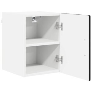 Wall Cabinet LUCCA 2 pcs Black 30 x 31 x 40 cm Engineered Wood