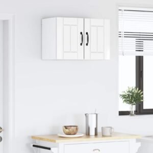 Wall Cabinet LUCCA 2 pcs High Gloss White 30 x 31 x 40 cm