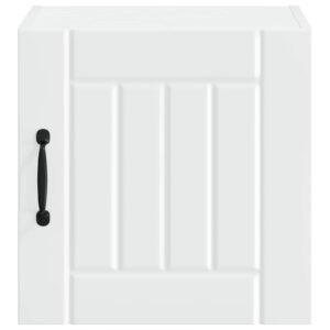 Wall Cabinet LUCCA White 40 x 31 x 40 cm Engineered Wood