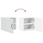 Wall Cabinet LUCCA White 40 x 31 x 40 cm Engineered Wood