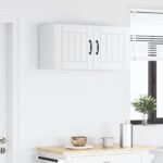 Wall Cabinet LUCCA 2 pcs White 40 x 31 x 40 cm Engineered Wood
