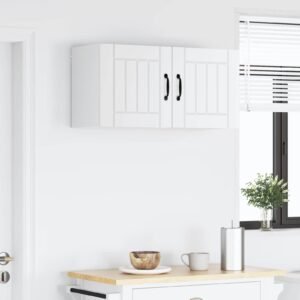 Wall Cabinet LUCCA 2 pcs White 40 x 31 x 40 cm Engineered Wood