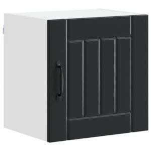 Wall Cabinet LUCCA Black 40 x 31 x 40 cm Engineered Wood