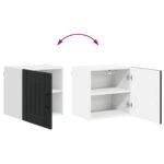 Wall Cabinet LUCCA Black 40 x 31 x 40 cm Engineered Wood