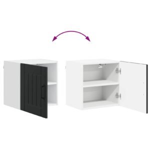Wall Cabinet LUCCA Black 40 x 31 x 40 cm Engineered Wood