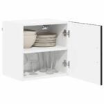 Wall Cabinet LUCCA Black 40 x 31 x 40 cm Engineered Wood
