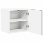 Wall Cabinet LUCCA 2 pcs Black 40 x 31 x 40 cm Engineered Wood