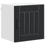 Wall Cabinet LUCCA 2 pcs Black 40 x 31 x 40 cm Engineered Wood