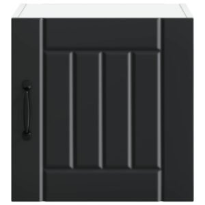 Wall Cabinet LUCCA 2 pcs Black 40 x 31 x 40 cm Engineered Wood