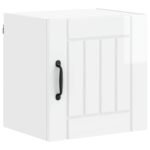 Wall Cabinet LUCCA 2 pcs High Gloss White 40 x 31 x 40 cm