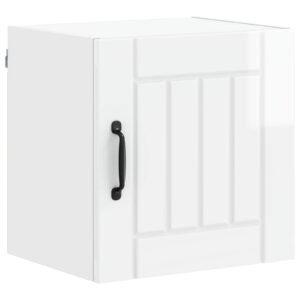 Wall Cabinet LUCCA 2 pcs High Gloss White 40 x 31 x 40 cm