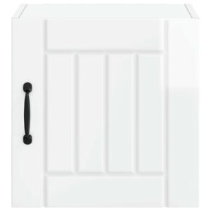 Wall Cabinet LUCCA 2 pcs High Gloss White 40 x 31 x 40 cm
