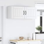 Wall Cabinet LUCCA 2 pcs White 50 x 31 x 40 cm Engineered Wood