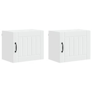 Wall Cabinet LUCCA 2 pcs White 50 x 31 x 40 cm Engineered Wood