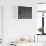 Wall Cabinet LUCCA Black 50 x 31 x 40 cm Engineered Wood