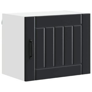 Wall Cabinet LUCCA Black 50 x 31 x 40 cm Engineered Wood